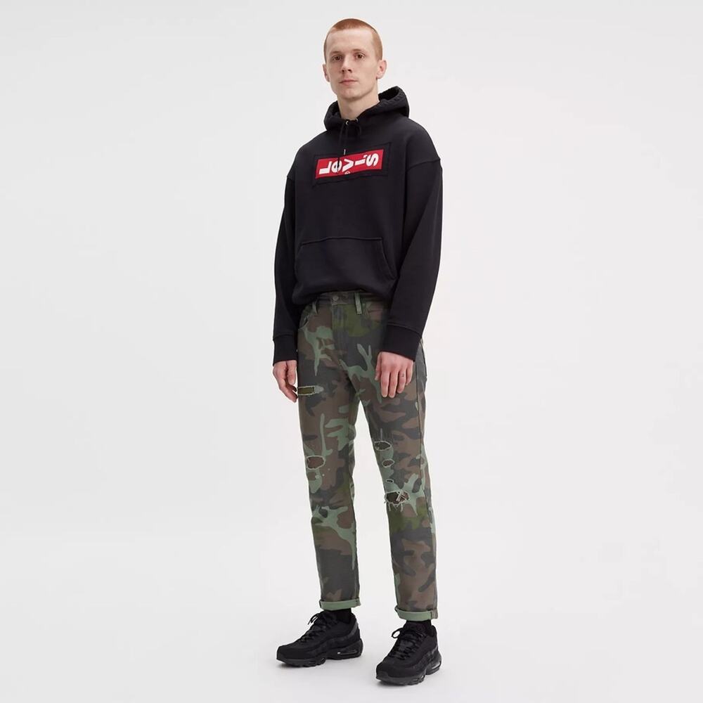 Levi’s Hi-Ball Roll Camo Cropped Distressed Jeans Men's Size 28 Waist